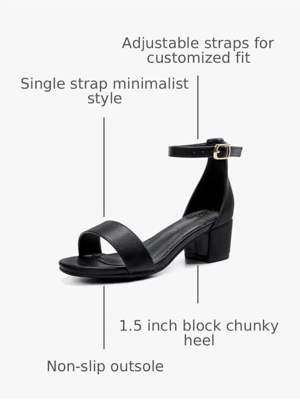 LAURMOSA Girls High Heels Sandal for Girls Open Toe 058
